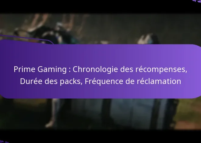 Prime Gaming : Chronologie des récompenses, Durée des packs, Fréquence de réclamation