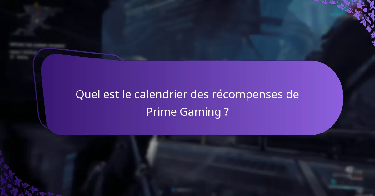 Quels sont les types de récompenses disponibles dans les packs Prime Gaming ?