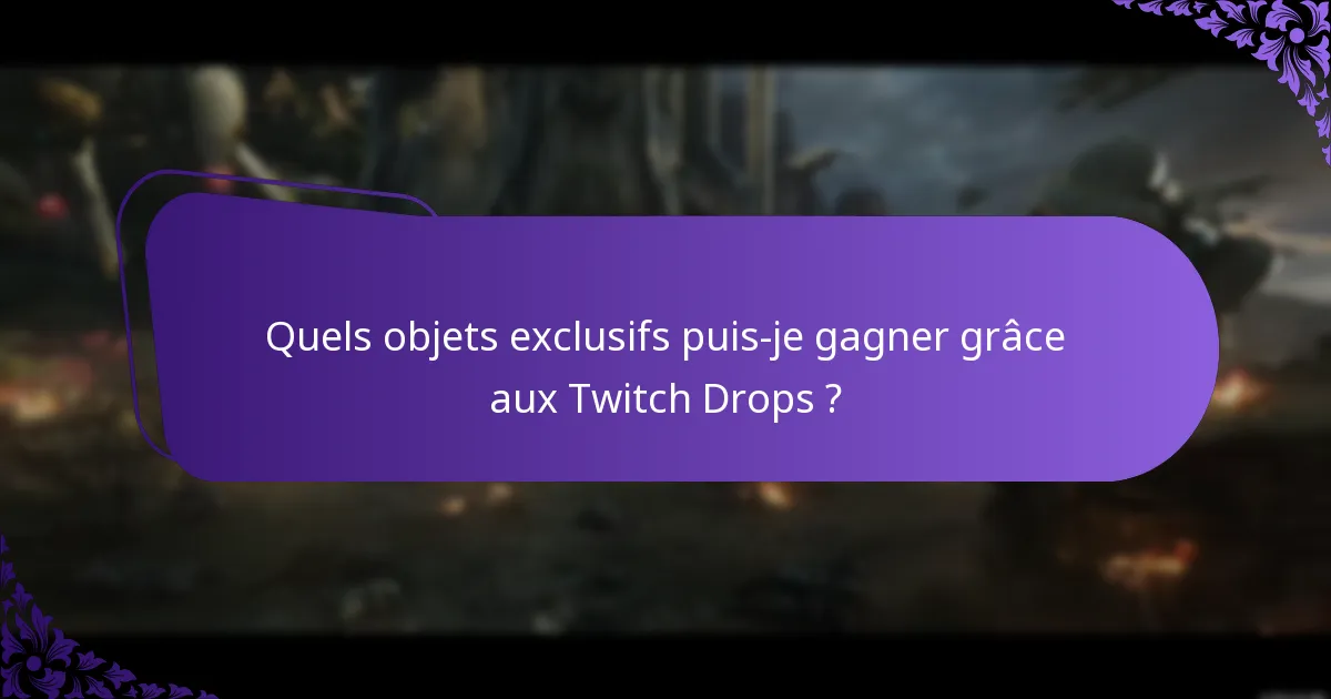 Quelles sont les différences entre les événements Twitch Drops ?