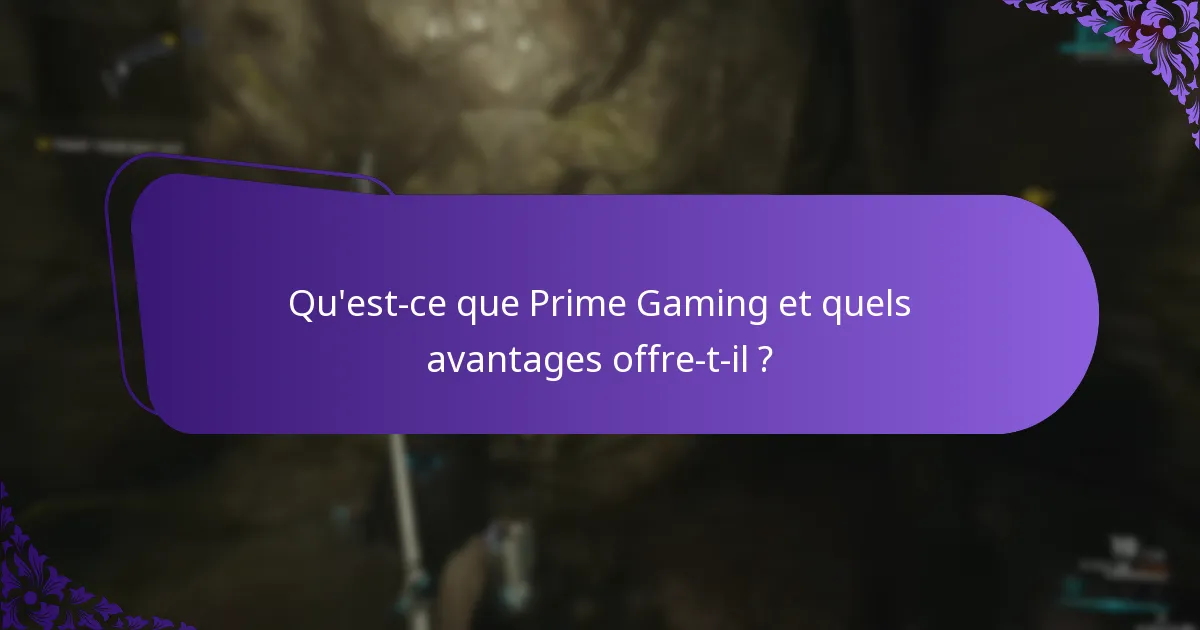 Quels sont les problèmes courants lors de la réclamation des récompenses Prime Gaming ?